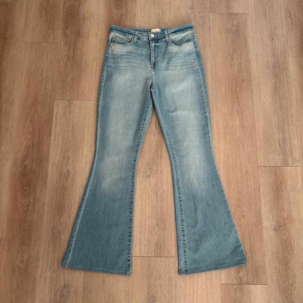 L'AGENCE Blue Flare & Wide Leg Jeans